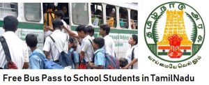 Free bus pass scheme for school students in Tamil Nadu